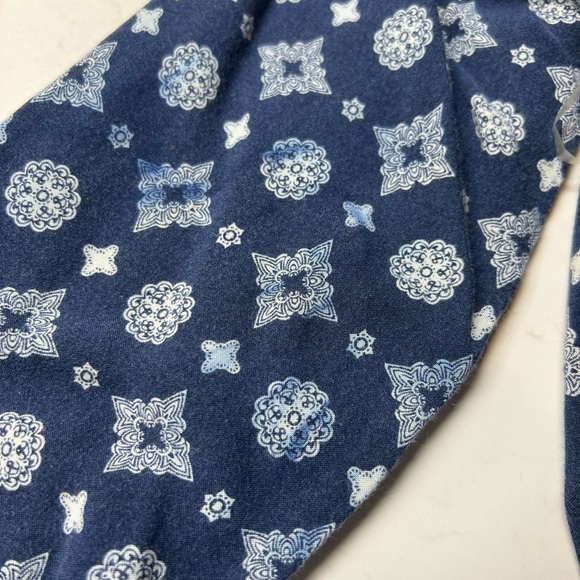 Rue 21 Three quarter Length Sleeve Boho - Blue & White Size Medium - Picture 2 of 16